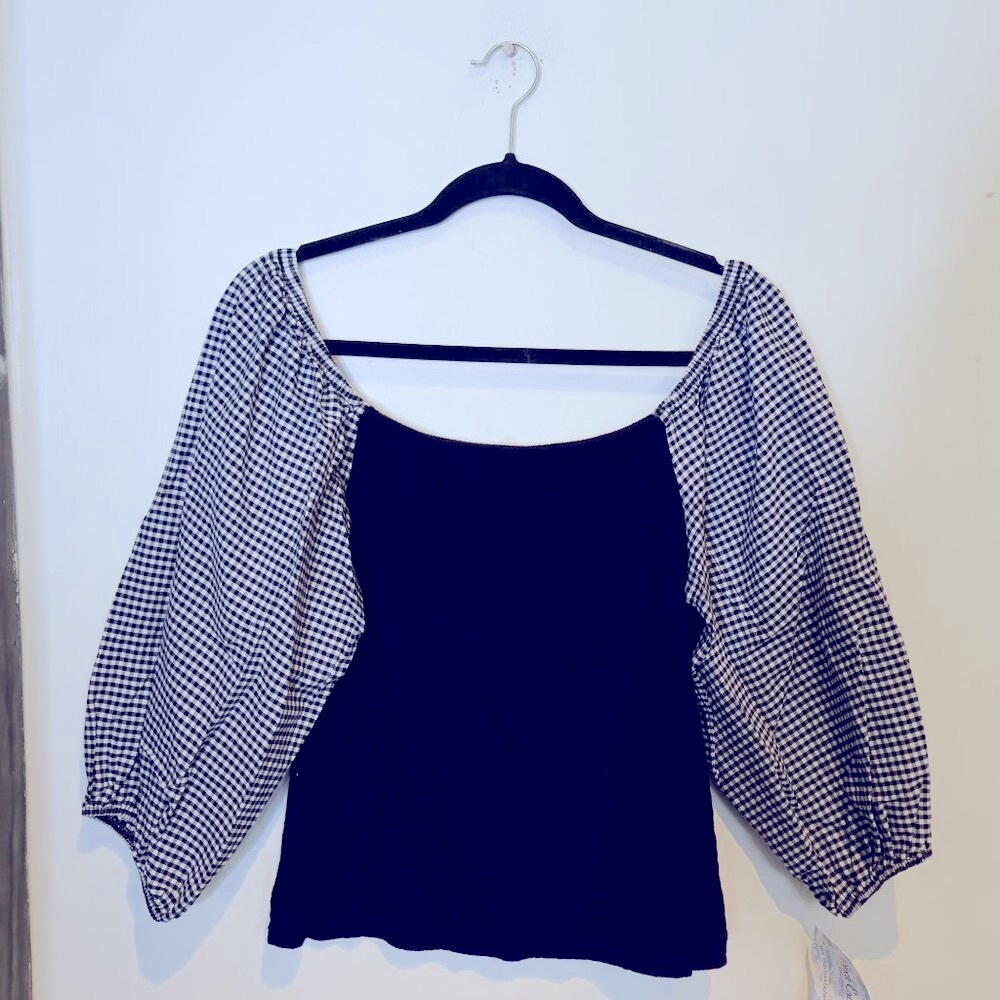 Who Wear What When Where Black Blouse Size XS